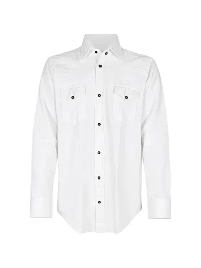 Sartorio Napoli Flap-pocket Shirt In White