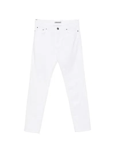 Sartorio Napoli Pants With Logo Patch In White