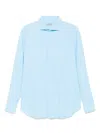 Sartorio Napoli Mélange Shirt In Blue