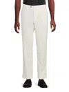 Sartorio Napoli Men's Flat-front Cotton Corduroy Trousers In White