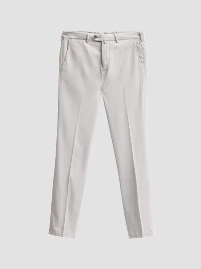 Sartorio Napoli Men's Flat-front Chino Pants In Gray