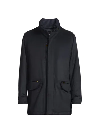 Sartorio Napoli Men's Tugai Cashmere Jacket In Black