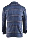 Sartorio Napoli Plaid-pattern Blazer In Gold