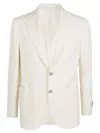 Sartorio Napoli Single-breasted Wool Jacket In White