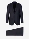 Sartorio Napoli Wool Suit In Midnight Blue
