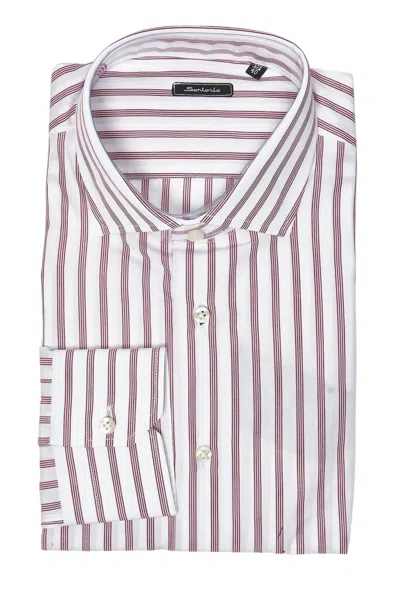 Sartorio Pinstriped Cotton Shirt In Multi