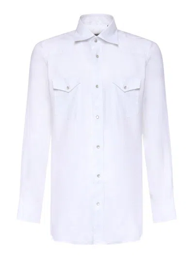 Sartorio Texas Linen Shirt In Multi