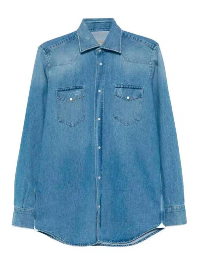 Sartorio `texas` Shirt In Blue