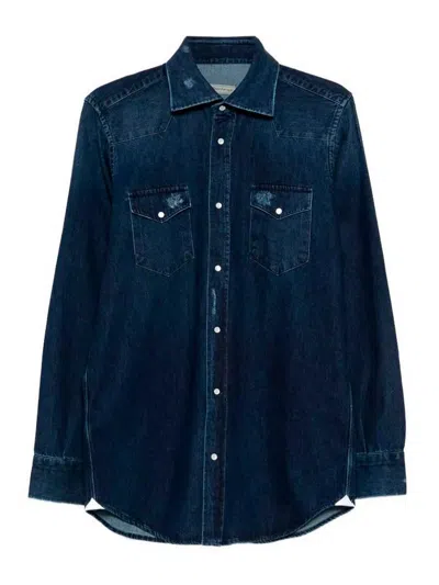 Sartorio `texas` Shirt In Blue