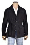 Sartorio Virgin Wool Lightweight Jacket In Blue