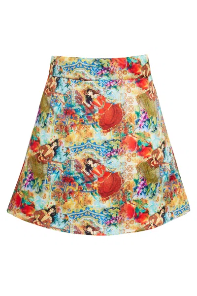 Sarvin Women's Ahura Printed Mini Skirt In Multi
