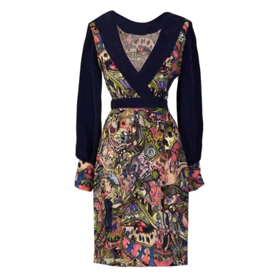 Sarvin Women's Aria Long Sleeve Mini Dress In Black