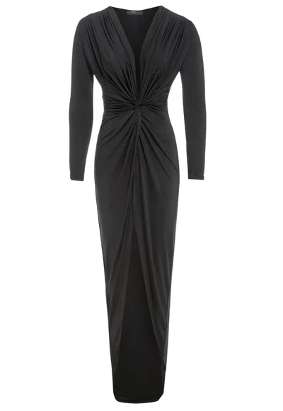 Sarvin Women's Black Twist Front Dress
