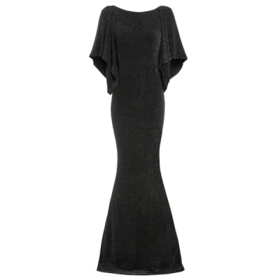 Sarvin Women's Marylin Black Cowl Back Gown