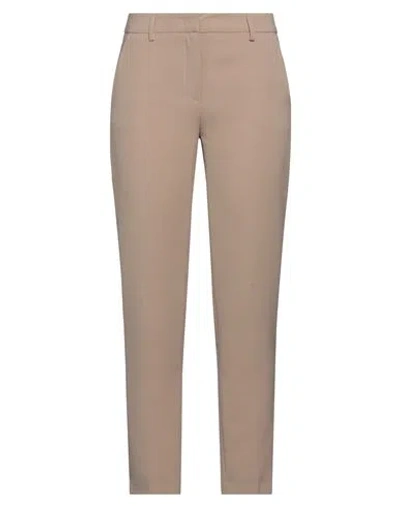 Sa★rya Couture Woman Pants Light Brown Size 6 Polyester, Elastane In Beige
