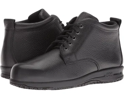 Sas Alpine Boot Women's Us 7.5 Black Leather Non Slip Ankle Chukka Eee3829