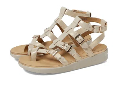 Sas Aria Comfort Gladiator Sandal In Gold
