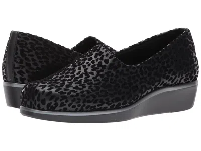 Sas Bliss Slip On Comfort Wedge In Black