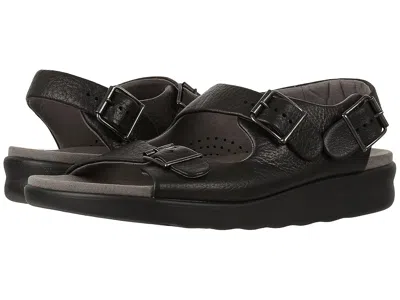 Sas Bravo Adjustable Comfort Sandal In Black