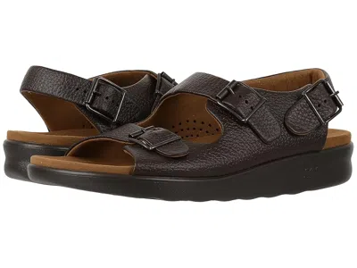 Sas Bravo Adjustable Comfort Sandal In Brown