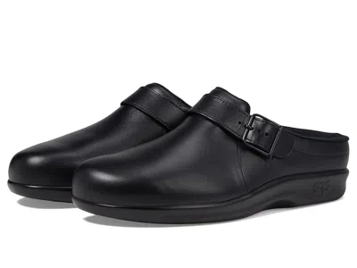 Sas Clog Comfort Slip On In Black