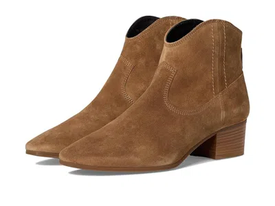 Sas Dylan Back Zip Ankle Bootie In Sand