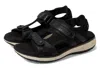 Sas Embark Adjustable Comfort Sport Sandal In Black