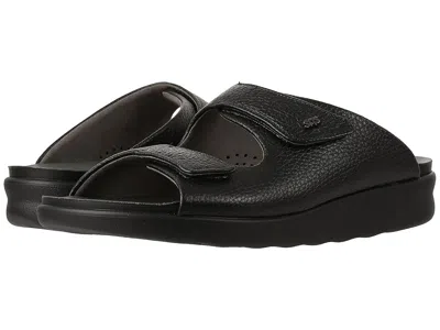 Sas Encore Adjustable Comfort Slide Sandal In Black