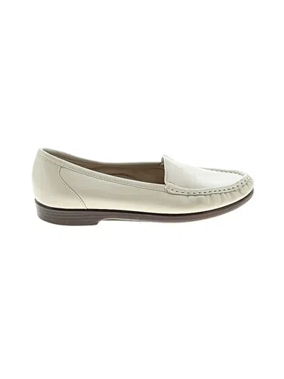 Pre-owned Sas Flats In Ivory