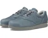 Sas Free Time Sneaker Women's Us 10.5 Blue Leather Comfort Walking Shoes Khd2123 In Animal Print