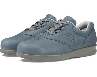 Sas Free Time Sneaker Women's Us 10.5 Blue Leather Comfort Walking Shoes Khd2123