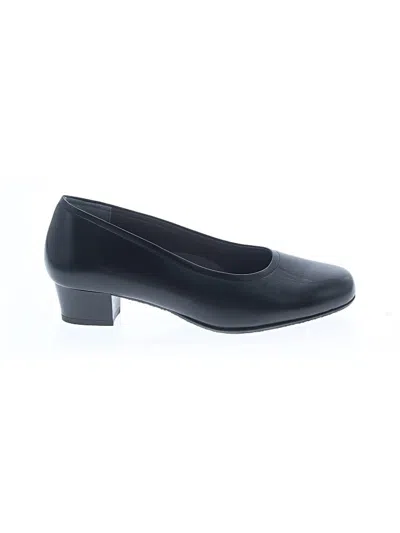 Pre-owned Sas Heels In Black