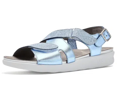Sas Huggy Adjustable Comfort Sandal In Blue