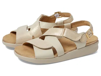 Sas Huggy Adjustable Comfort Sandal In Gold