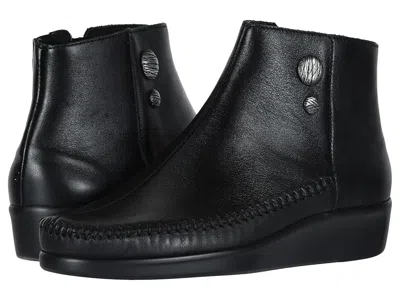 Sas Jade Side Zip Comfort Ankle Boots In Black