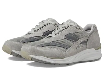 Sas Journey Mesh Comfort Walking Sneaker In Gray