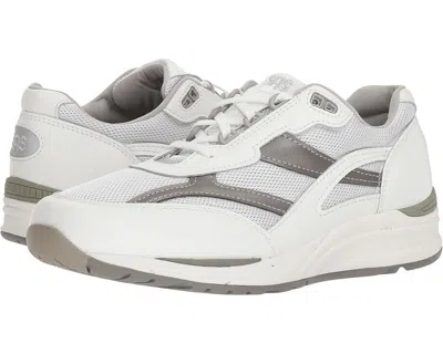 Sas Journey Sneakers Men's 9.5 White Gray Lace Up Comfort Athletic Shoes Zpo181