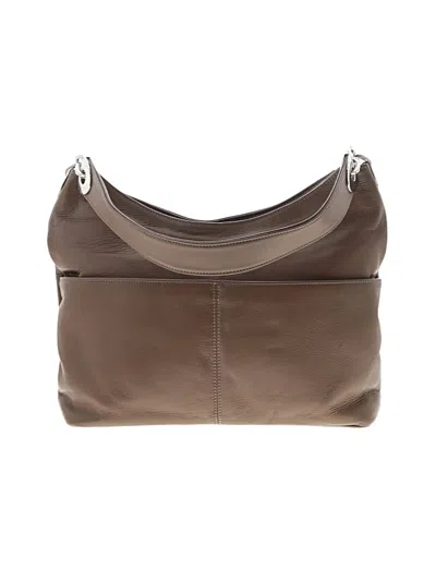 Pre-owned Sas Leather Shoulder Bag In Brown