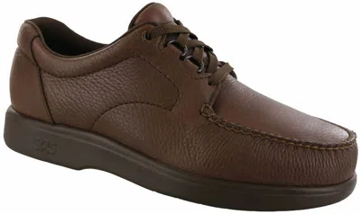 Sas Men's Bout Time Lace Up Loafer - Narrow Width In Mulch In Brown