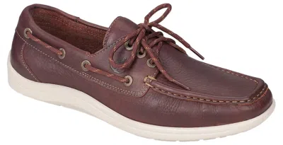 Sas Men's Decksider Shoes In New Briar In Burgundy
