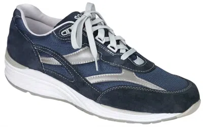 Sas Men's Journey Mesh Lace Up Sneaker In Blue
