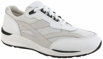 Sas Men's Journey Mesh Lace Up Sneaker In Saint In White