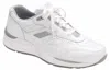 Sas Men's Journey Mesh Lace Up Sneaker - Medium Width In White / Gray