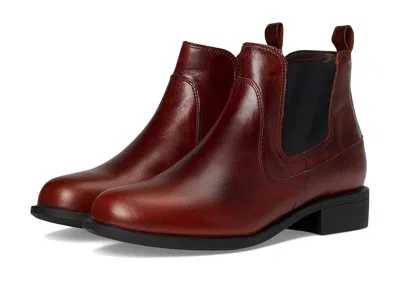 Sas Mojo Side Zip Ankle Boot In Brown