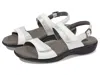 Sas Nudu Adjustable Comfort Sandal In White