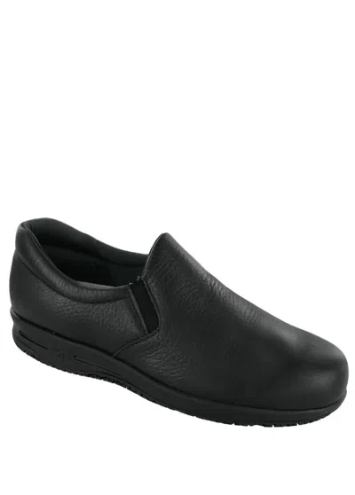 Sas Patriot Non Slip Loafer - Double Wide In Black