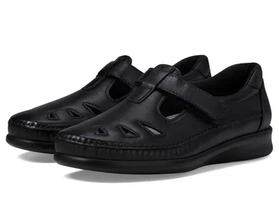 Sas Roamer T-strap Comfort Loafer In Black