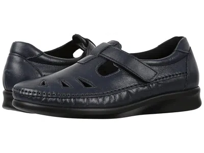 Sas Roamer T-strap Comfort Loafer In Blue