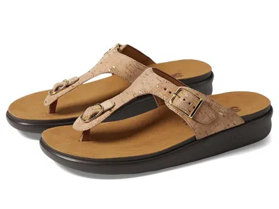 Sas Sanibel Comfort Thong Sandal In Brown