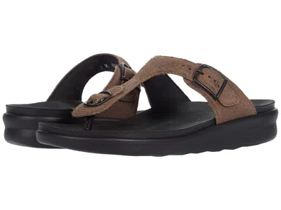 Sas Sanibel Comfort Thong Sandal In Brown